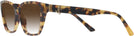 Rectangle Yellow Havana Jimmy Choo 3008 w/ Gradient Progressive Reading Sunglasses View #3