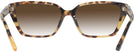 Rectangle Yellow Havana Jimmy Choo 3008 w/ Gradient Progressive Reading Sunglasses View #4