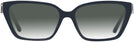 Rectangle Blue Jimmy Choo 3008 w/ Gradient Progressive Reading Sunglasses View #2