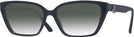 Rectangle Blue Jimmy Choo 3008 w/ Gradient Progressive Reading Sunglasses View #1