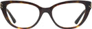 Cat Eye Havana Jimmy Choo 3011 Progressive No-Lines View #2