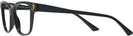 Rectangle Black Jimmy Choo 3012 Single Vision Full Frame View #3