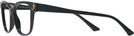 Rectangle Black Jimmy Choo 3012 Single Vision Full Frame View #3