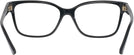 Rectangle Black Jimmy Choo 3012 Single Vision Full Frame View #4