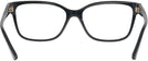 Rectangle Black Jimmy Choo 3012 Single Vision Full Frame View #4