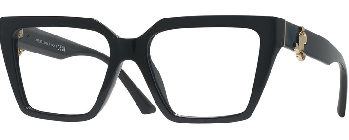 Square Black Jimmy Choo 3017U Progressive No-Lines View #1