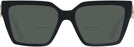Square Black Jimmy Choo 3017U Bifocal Reading Sunglasses View #2