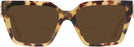 Square Yellow Havana Jimmy Choo 3017U Bifocal Reading Sunglasses View #2