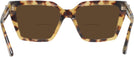 Square Yellow Havana Jimmy Choo 3017U Bifocal Reading Sunglasses View #4