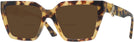 Square Yellow Havana Jimmy Choo 3017U Bifocal Reading Sunglasses View #1