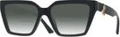 Square Black Jimmy Choo 3017U w/ Gradient Bifocal Reading Sunglasses View #1