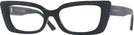 Cat Eye Black/Silver Night Jimmy Choo 3018B Single Vision Full Frame View #1