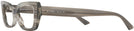 Cat Eye Glitter Black/Silver Shade Jimmy Choo 3018B Single Vision Full Frame View #3
