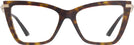 Cat Eye Havana Jimmy Choo 3020B Progressive No-Lines View #2