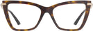 Cat Eye Havana Jimmy Choo 3020B Single Vision Full Frame View #2