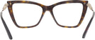 Cat Eye Havana Jimmy Choo 3020B Single Vision Full Frame View #4