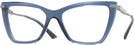 Cat Eye Blue Jimmy Choo 3020B Single Vision Full Frame View #1