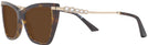 Cat Eye Havana Jimmy Choo 3020B Progressive Reading Sunglasses View #3