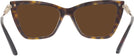 Cat Eye Havana Jimmy Choo 3020B Progressive Reading Sunglasses View #4