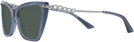 Cat Eye Blue Jimmy Choo 3020B Bifocal Reading Sunglasses View #3