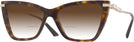 Cat Eye Havana Jimmy Choo 3020B w/ Gradient Bifocal Reading Sunglasses View #1