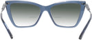 Cat Eye Blue Jimmy Choo 3020B w/ Gradient Bifocal Reading Sunglasses View #4