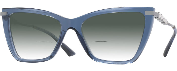 Cat Eye Blue Jimmy Choo 3020B w/ Gradient Bifocal Reading Sunglasses View #1