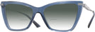 Cat Eye Blue Jimmy Choo 3020B w/ Gradient Bifocal Reading Sunglasses View #1