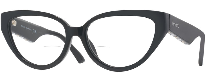 Cat Eye Black Jimmy Choo 3023HU Bifocal View #1