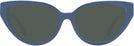 Cat Eye Blue Jimmy Choo 3023HU Progressive Reading Sunglasses View #2