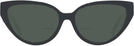 Cat Eye Black Jimmy Choo 3023HU Bifocal Reading Sunglasses View #2