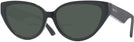 Cat Eye Black Jimmy Choo 3023HU Bifocal Reading Sunglasses View #1