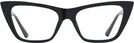 Cat Eye Black Jimmy Choo 3025 Single Vision Full Frame View #2
