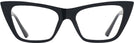 Cat Eye Black Jimmy Choo 3025 Progressive No-Lines View #2