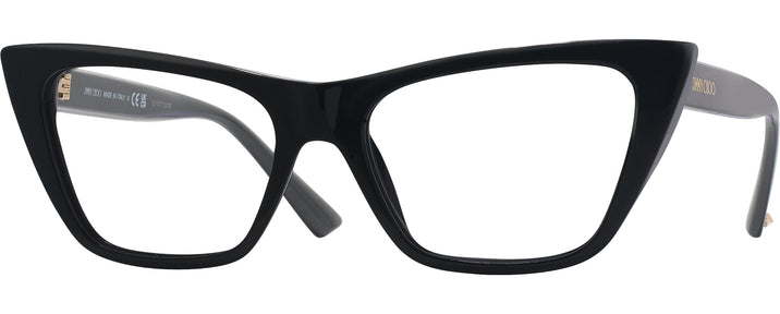Cat Eye Black Jimmy Choo 3025 Single Vision Full Frame View #1
