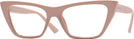 Cat Eye Pink Jimmy Choo 3025 Single Vision Full Frame View #1