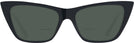 Cat Eye Black Jimmy Choo 3025 Bifocal Reading Sunglasses View #2