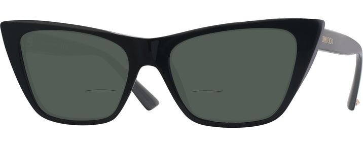 Cat Eye Black Jimmy Choo 3025 Bifocal Reading Sunglasses View #1