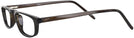 Rectangle Dark Brown Socrateyes Single Vision Half Frame View #3