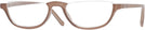 Oval Dust Storm Acute Pair Single Vision Half Frame View #1