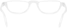 Oval Crystal Acute Pair Single Vision Half Frame View #4