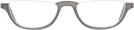 Oval Grey Acute Pair Single Vision Half Frame View #2