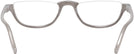 Oval Grey Acute Pair Single Vision Half Frame View #4