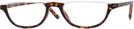 Oval Tortoise Acute Pair Single Vision Half Frame View #1