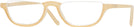 Oval Champagne Acute Pair Single Vision Half Frame View #1