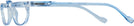 Rectangle Blissful Blue Better Half Single Vision Half Frame View #3