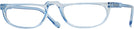 Rectangle Blissful Blue Better Half Single Vision Half Frame View #1