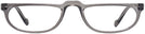 Rectangle Compatible Grey Better Half Single Vision Half Frame View #2