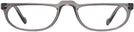 Rectangle Compatible Grey Better Half Single Vision Half Frame View #2