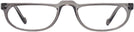 Rectangle Compatible Grey Better Half Single Vision Half Frame View #2